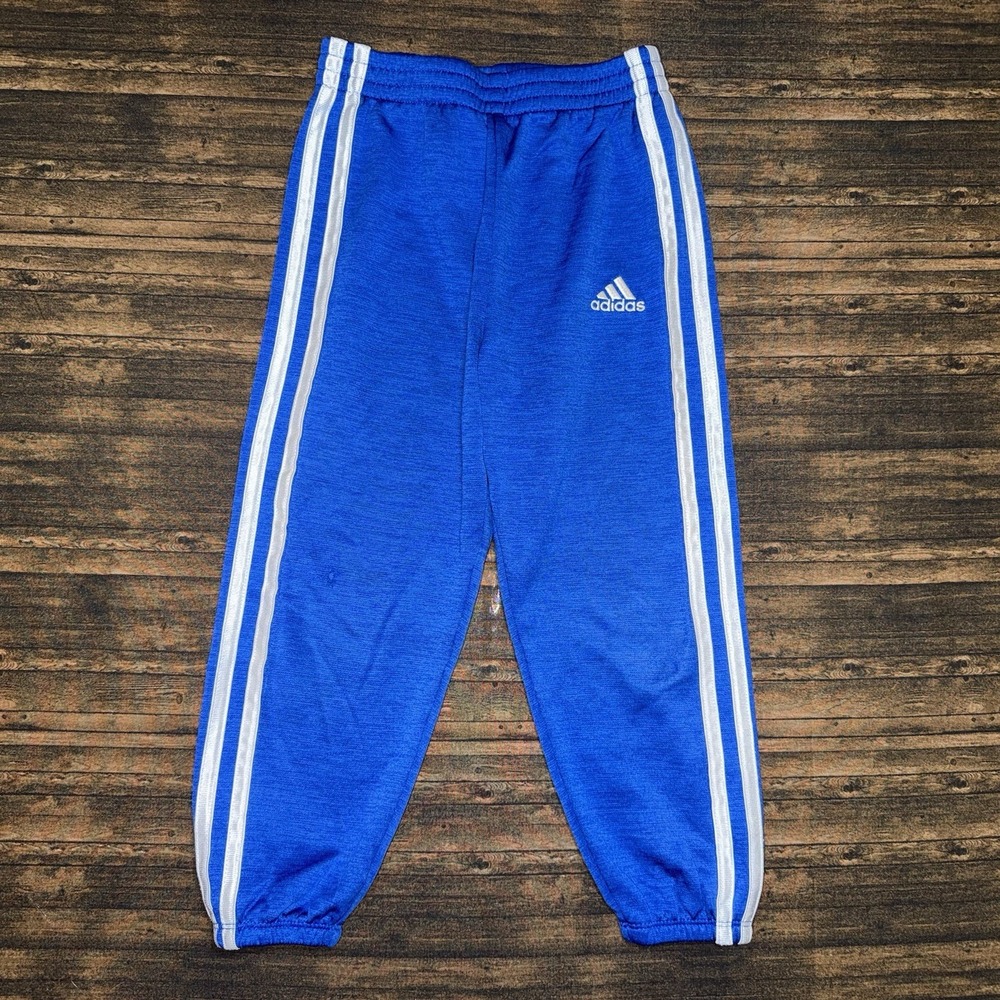 Adidas Sweatpants Boys Size 4T Blue Jogger Activewear